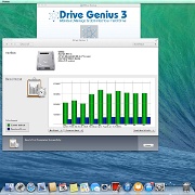 Zrzut ekranu 2013-11-20 o 22.19.42  Test dysku SSD OCZ  Vertex 450 128 GB podłączonego za pomoca złącza SATA 6 GB. zwracaja uwage transfery dochodzące do 450 MB/s.